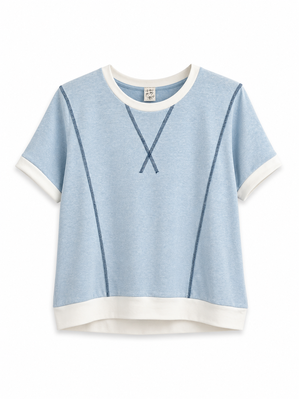 Plus Size Light Blue Blouse