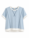 Plus Size Light Blue Blouse