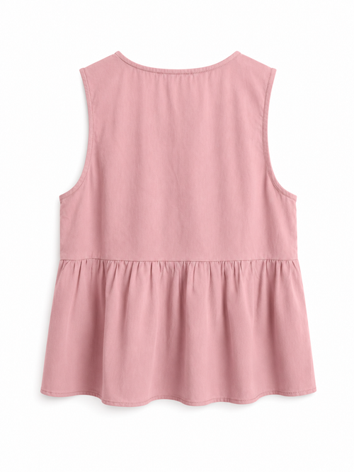 Dusty Pink Sleeveless Top