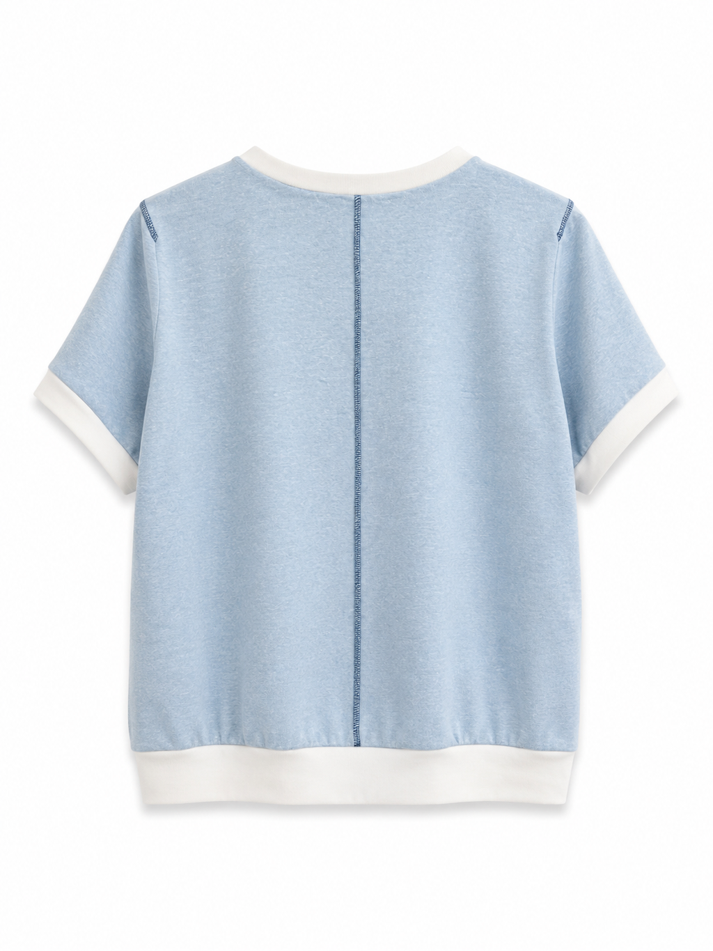 Plus Size Light Blue Blouse