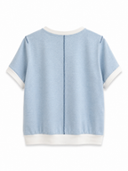 Plus Size Light Blue Blouse