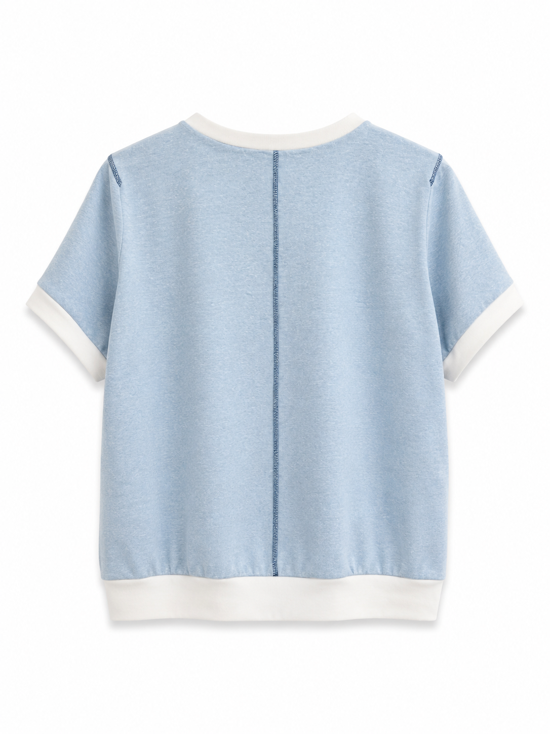 Plus Size Light Blue Blouse