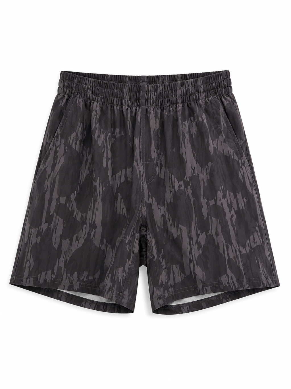 Gray Camo Athletic Shorts