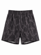 Gray Camo Athletic Shorts