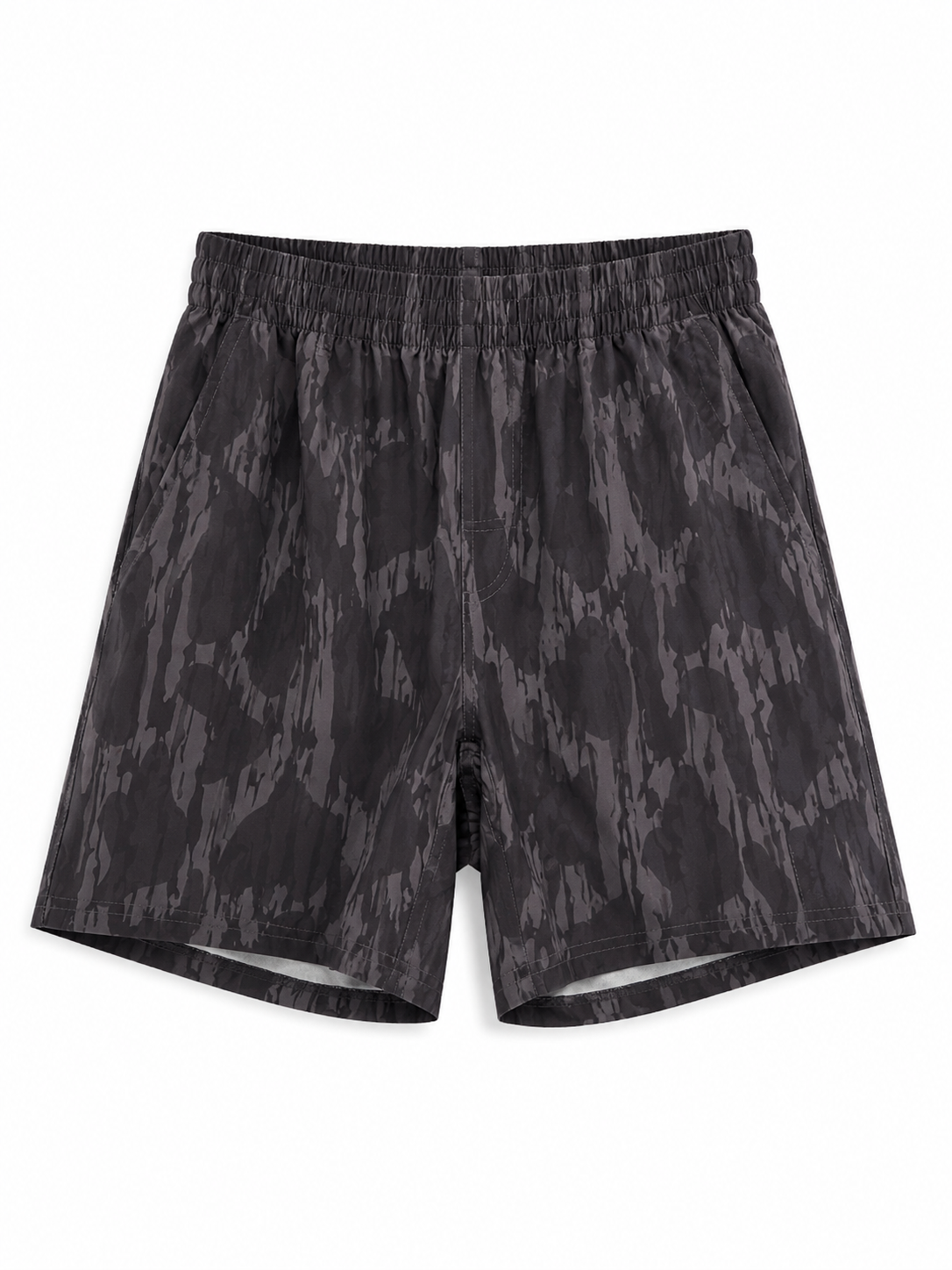 Gray Camo Athletic Shorts