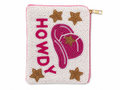 Western Cowgirl beaded coin purse